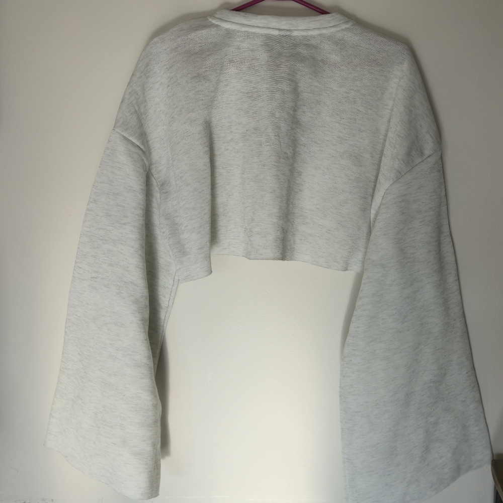 SHEIN XL Milano Italy 3 Piece Loungewear Set Wide Leg Heather Cream - Picture 7 of 12